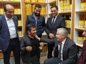 Başkan Özbek köyleri ziyaret etti