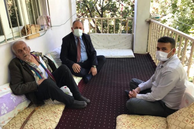 Müdür Kaya’dan Kore Gazisine ziyaret