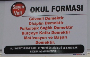Tüm okul kıyafetleri Güneş giyimde!