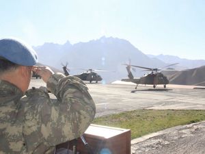 Hakkari’de 4 şehit için tören düzenlendi!