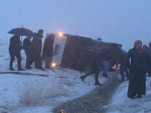 Kar yağışı kazaları beraberinde getirdi