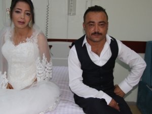 Diyaliz merkezinde tanıştılar, evlendiler