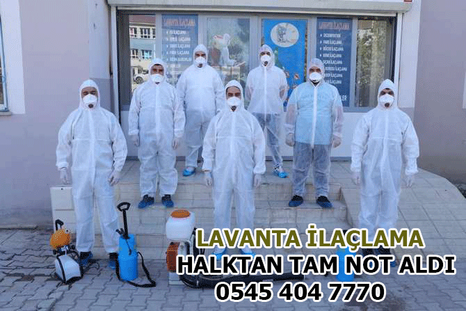 Lavanta ilaçlama halktan tam not aldı