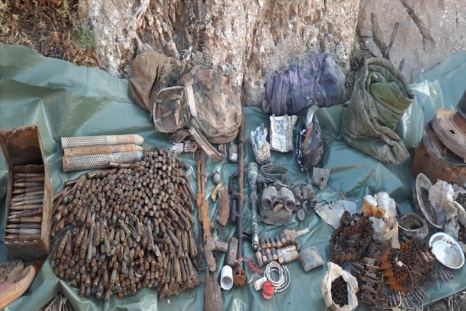 Silah ve mühimmat ele geçirildi