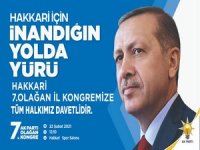 Hakkari Ak Parti 7. olağan kongresi