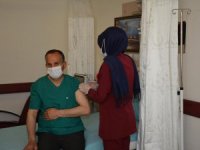 Başkan Tahir Saklı, Covid-19 aşısı oldu