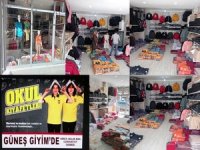 Okul kıyafetçisi Güneş Giyim uğrayın