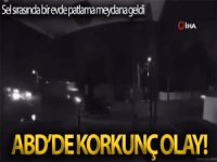 New Jersey'deki sel sırasında bir evde patlama meydana geldi