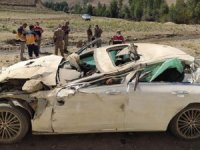 Van-Hakkari yolunda trafik kazası 2 ölü, 1 yaralı
