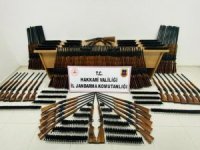 110 adet av tüfeği ele geçirildi