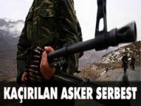 PKK kaçırılan askeri serbest bıraktı