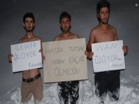 Hakkarili gençlerden ilginç eylem,,,
