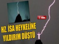 Hz. İsa heykeline yıldırım düştü