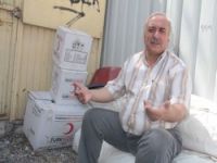 Hakkari Kızılay'dan göçmenlere yardım