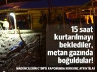 İşçiler 15 saat kurtarılmayı bekedi
