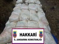 Çukurca'da 10 ton çay ele geçirildi