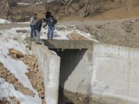 Durunkaya'da bir yıllık menfez zarar gördü