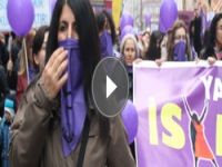 Jin, jiyan, azadi pankartına tepki gösterdiler