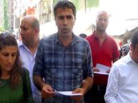 DBP Öcalan'a özgürlük yürüyüşü için bildiri dağıttı