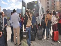 Hakkarili öğrenciler Portekiz’e uğurlandı