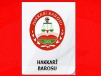Hakkari Barosun'dan Yüksekova açıklaması