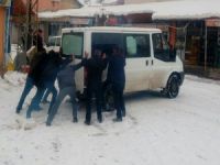 Sınır'da dondurucu soğuklar başladı!