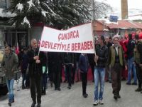 Çukurca'da teröre lanet yürü yürüyüşü!