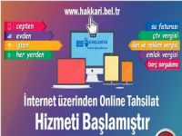 Belediyesi online tahsilat hizmetine başladı!