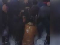 Avlanırken çığ altında kaldı!