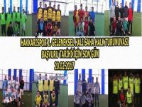 Hakkarispor 1. geleneksel halı saha halk turnuvası başlıyor