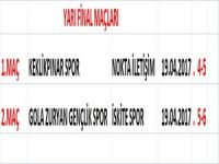 Final maçları başlıyor!
