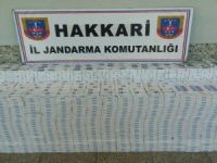 Yüksekova'da 8 bin 110 paket sigara ele geçirildi!
