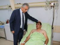 Vali Toprak yaralı askerleri ziyaret etti!
