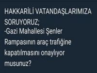 Hakkarili vatandaşlarımıza soruyoruz?
