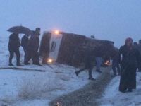 Kar yağışı kazaları beraberinde getirdi
