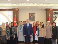 Kadın çiftçilerden Vali Toprak'a teşekkür ziyareti