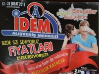İdem Alışveriş Merkezinde şok indirimler