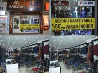 Beğendik giyim mağazasında sezonu indirimi!