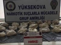 Yüksekova'da uyuşturucu operasyonu!