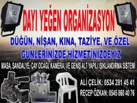 Dayı yeğen organizasyonu halkın hizmetinde!