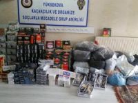 80 kilogram kaçak nargile tütünü ele geçirildi.