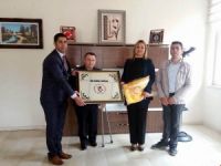Bedensel engellilerden Dr. Toprak'a ziyaret