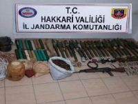 Ördekli köyü kırsalında silah ele geçirildi