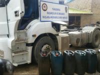 1 ton 155 litre kaçak akaryakıt ele geçirildi