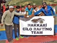 Hakkari rafting'de Türkiye üçüncüsü oldu