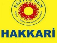 Eğitim Sen Hakkari Şubesinden velilere çağrı