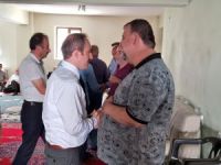 Başkan Epcim, taziye ziyaretlerinde bulundu