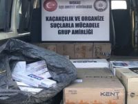 10 bin paket kaçak sigara ele geçirildi