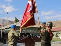 Hakkari'de sancak devir teslim töreni