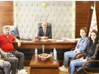 Müdür Gür, tebrikleri kabul etti